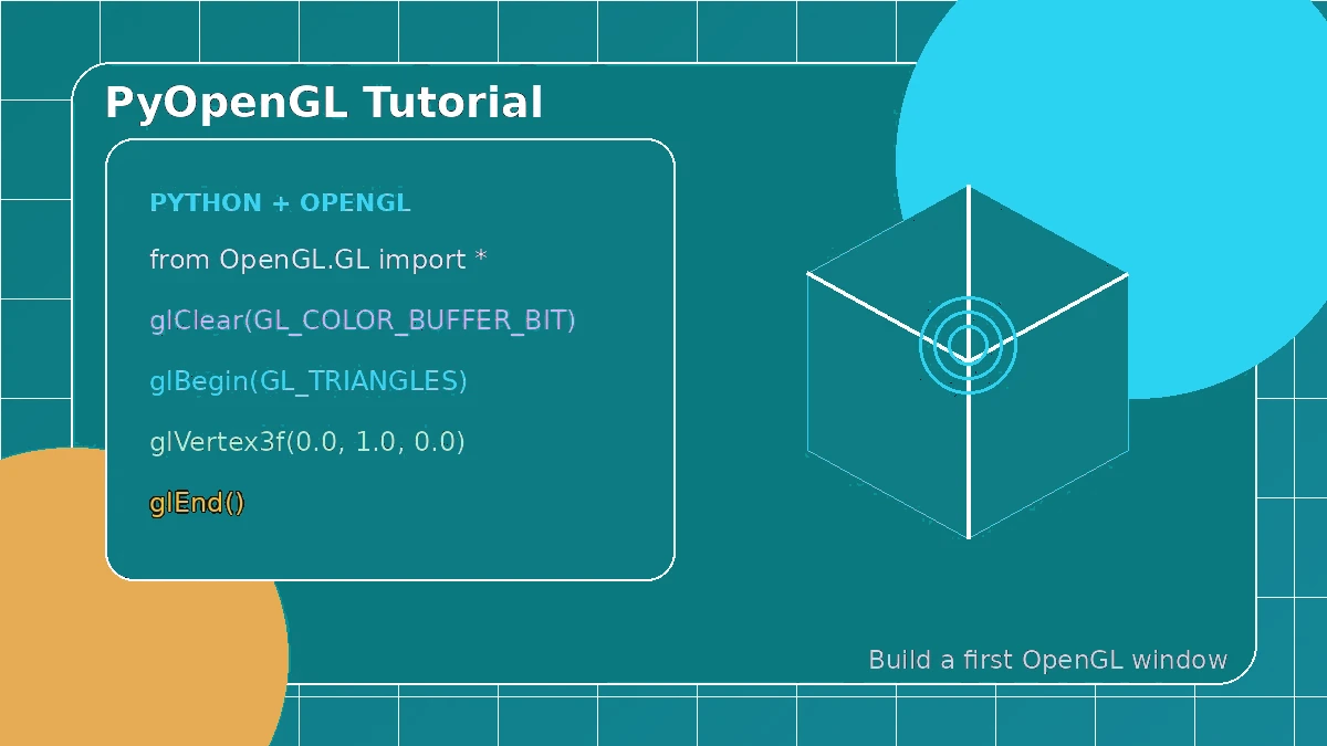 PyOpenGL tutorial visual